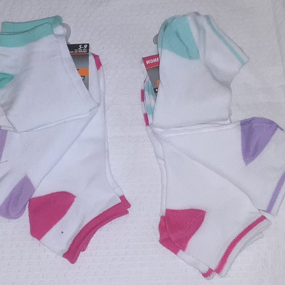 Low Cut Ankle Socks 6 Pairs Multi Color No Show socks - Picture 2 of 3